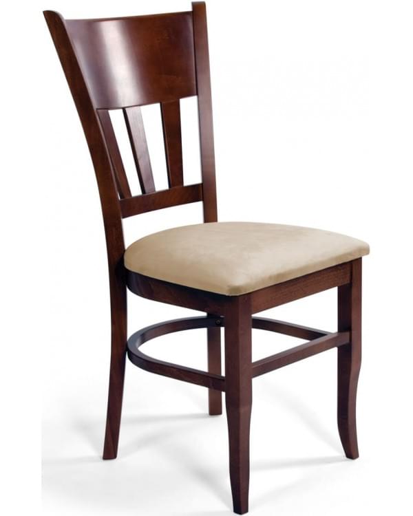 Деревянный стул с высокой спинкой Sharona