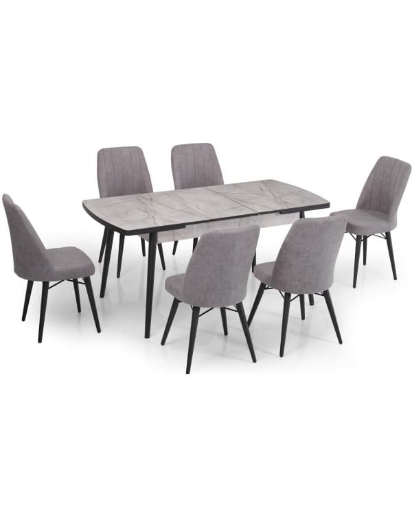 שולחן ויקטוריה עם 4 כסאות