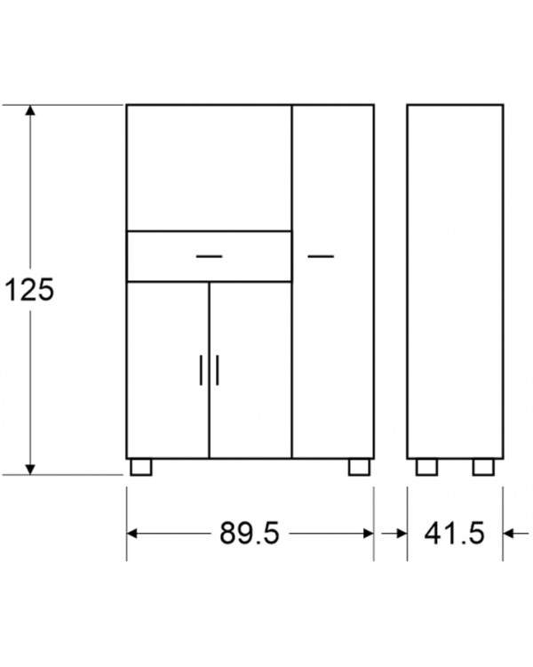 Шкаф для микроволновки - модель 405